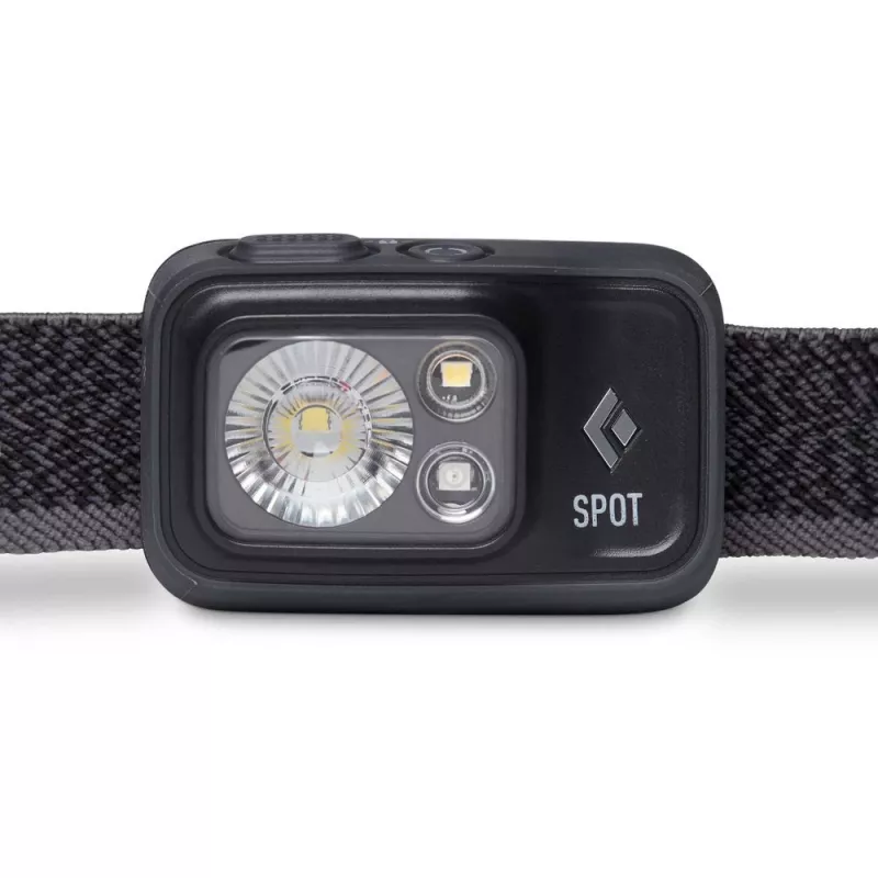 Melns Diamond Spot 400 Melns, Sarkana galvas saite lukturītis LED