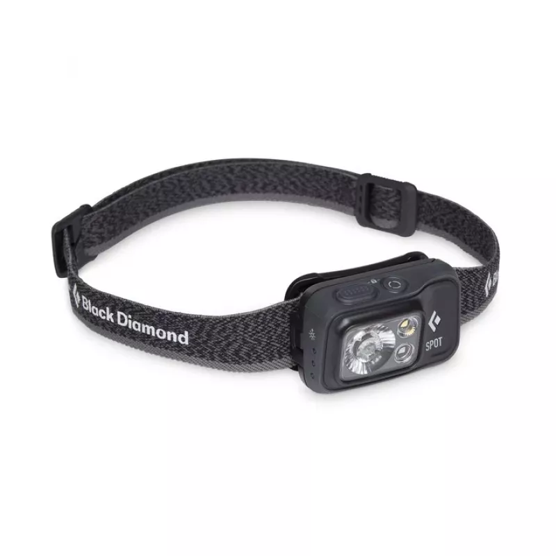 Melns Diamond Spot 400 Melns, Sarkana galvas saite lukturītis LED
