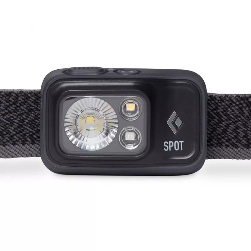 Melns Diamond Spot 400 Melns, Sarkana galvas saite lukturītis LED