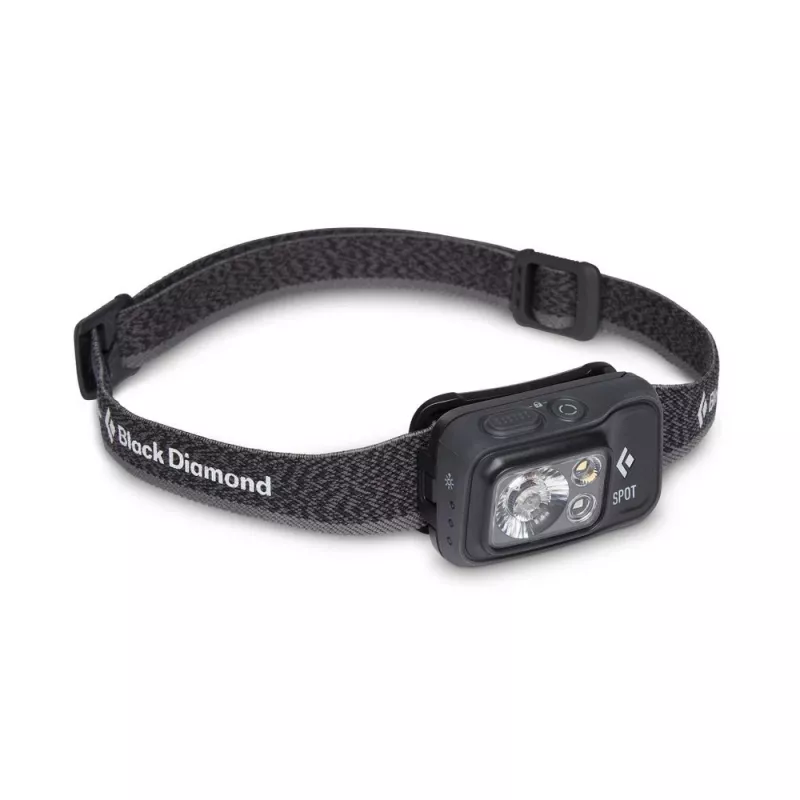 Melns Diamond Spot 400 Melns, Sarkana galvas saite lukturītis LED