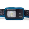 Melns Diamond Astro 300 melna, zila galvas saite, lukturītis
