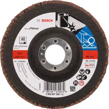 Leņķa slīpmašīnas piederums Bosch 2 608 607 326 urbuma izmērs 2,22 cm