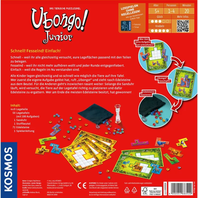Ubongo Junior, galda spēle