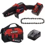 Bezvadu atzarošanas ķēdes zāģis Einhell GE-PS 18/15 Li 18 V Li‑ion 2,5 Ah, vadotnes garums 150 mm