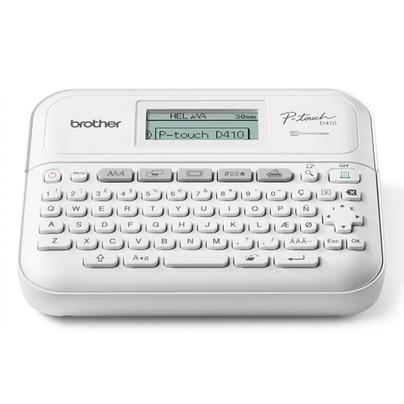 Brālis PT-D410VP etiķešu printeris ZINK (Zero-Ink) 180 x 180 DPI vadu TZe QWERTY
