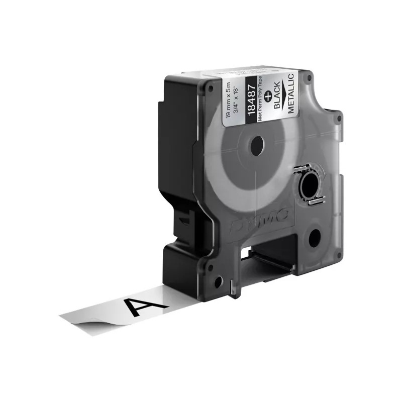 DYMO 19mm RHINO Pastāvīgais poliesters - melns līdz pelēks - Poliesters - D1 - Beļģija - Kaste (S0718200)