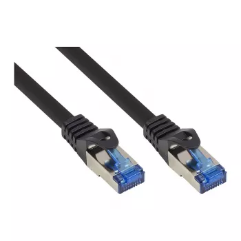 RNS® komutācijas kabelis SmartFLEX, Cat.6A, S/FTP, PiMF, bez halogēniem, 500 MHz, melns, 25 m, Good Connections® (8060-SF250S)