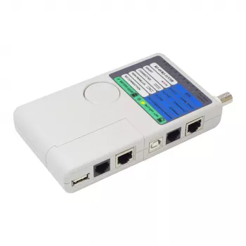 Alcasa GC-N0097 Tīkla kabeļu testeris UTP/STP kabeļu testeris pelēks (GC-N0097)