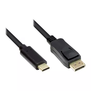 Good Connections GC-M0105 - 1 m - USB Type-C - DisplayPort - Vīriešu - Vīriešu - taisns