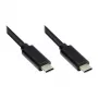 Good Connections GC-M0115 - 2 m - USB C - USB C - USB 3.2 Gen 1 (3.1 Gen 1) - 5000 Mbit/s - melns