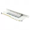 Patchpanel 25,40cm (10) Cat. 6, 8-Port, 0,5 HE, STP geschirmt, werkzeugloses Öffnen, Reinweiß (RAL9010), Good (GC-N0125)