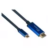 Good Connections GC 4520-CSF010B - adaptera kabelis USB C> HDMI, 4K@60Hz, elastīgs, 1,0 m - Digitālie/Dati - Digitālie/Displejs/Video