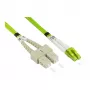 Alcasa LW-805LS5 optiskās šķiedras kabelis 5 m LSZH OM5 LC SC zaļš (LW-805LS5)