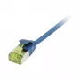 Synergy 21 ielāpu vads RJ45 CAT6A 500 MHz 5 m zils U/FTP plāns apaļš d 3,8 mm - Tīkls - CAT 7 kabelis/RJ45 spraudnis