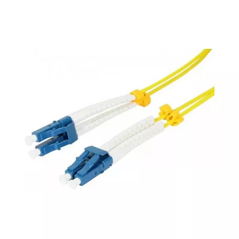 Synergy 21 LWL-2-Faser-Patchk. 15mtr.LC-LC 9/125um OS2 AD 2mm flexible Knickschutztülle - Single- bzw. Monomode-Faser - 15 m
