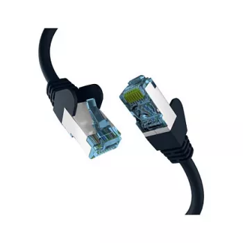 EFB-Elektronik RJ45 komutācijas kabelis ar Cat.7 neapstrādātu kabeli, melns, 30 m, S/FTP PIMF, tīkla kabelis, LAN, DSL, ražotājs: EFB Elektronik (EC020200160)