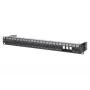 METZ CONNECT BTR E-DAT C6A Module 24 Port 180°M - Plāksteru panelis - Melns - 1U - 24 Porti (130920-BK-E)