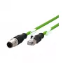 Metz 142M4D15020 Ethernet komutācijas kabelis melns