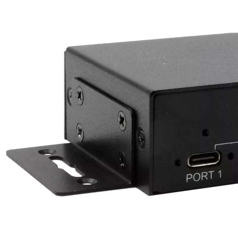 EXSYS EX-11295HMS USB 3.2 Gen 2 centrmezgls, Type-B, 10000 Mbit/s, melns