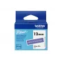 Etiķešu lente Brother BTAG-F35 Balta uz violeta 1,2 cm 4 m
