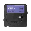 Etiķešu lente Brother BTAG-F35 Balta uz violeta 1,2 cm 4 m