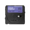 Etiķešu lente Brother BTAG-F35 Balta uz violeta 1,2 cm 4 m