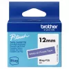 Etiķešu lente Brother BTAG-F35 Balta uz violeta 1,2 cm 4 m