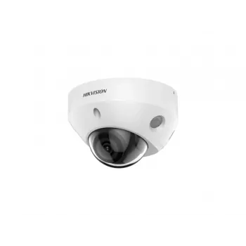 Tīkla mini kupols - Diena/Nakts - 3840x2160 25 kadri/s - 2,8 mm - Infrasarkanais - Trauksme - Audio - IP67