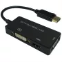12993153, 0,1 m, DisplayPort, VGA D-Sub + HDMI + DVI, vīriešu, sieviešu, taisna