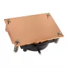 Gaisa CPU dzesētājs Akasa AK-CC1109BP01 ar 77 mm ventilatoru, dubultā lodīšu gultnis, Socket AM4, melns/vara