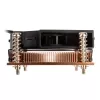Gaisa CPU dzesētājs Akasa AK-CC1109BP01 ar 77 mm ventilatoru, dubultā lodīšu gultnis, Socket AM4, melns/vara