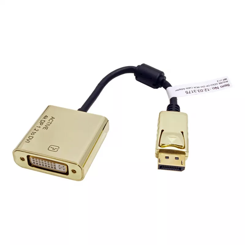 ROLINE Gold - DisplayPort adapteris - Dual Link - DisplayPort (vīr.)