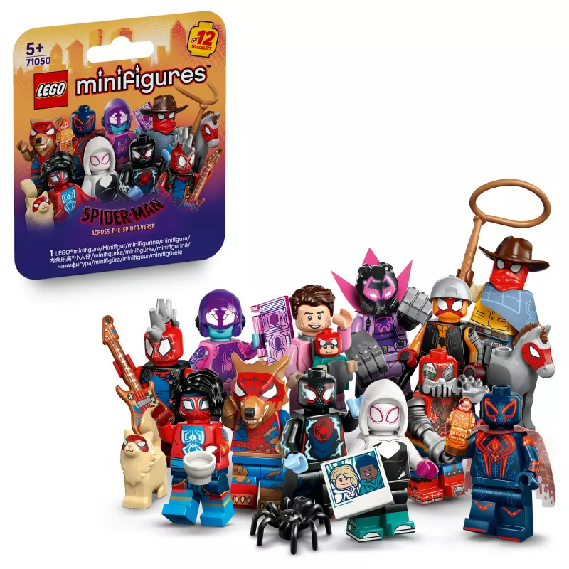 71050 Minifigures Spider-Man: Pāri Zirnekļcilvēka visumam, konstruktora rotaļlieta, jaukta prece, viena figūriņa