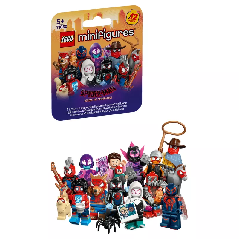 71050 Minifigures Spider-Man: Pāri Zirnekļcilvēka visumam, konstruktora rotaļlieta, jaukta prece, viena figūriņa