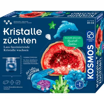 Audzējiet kristālus, eksperimentu komplekts