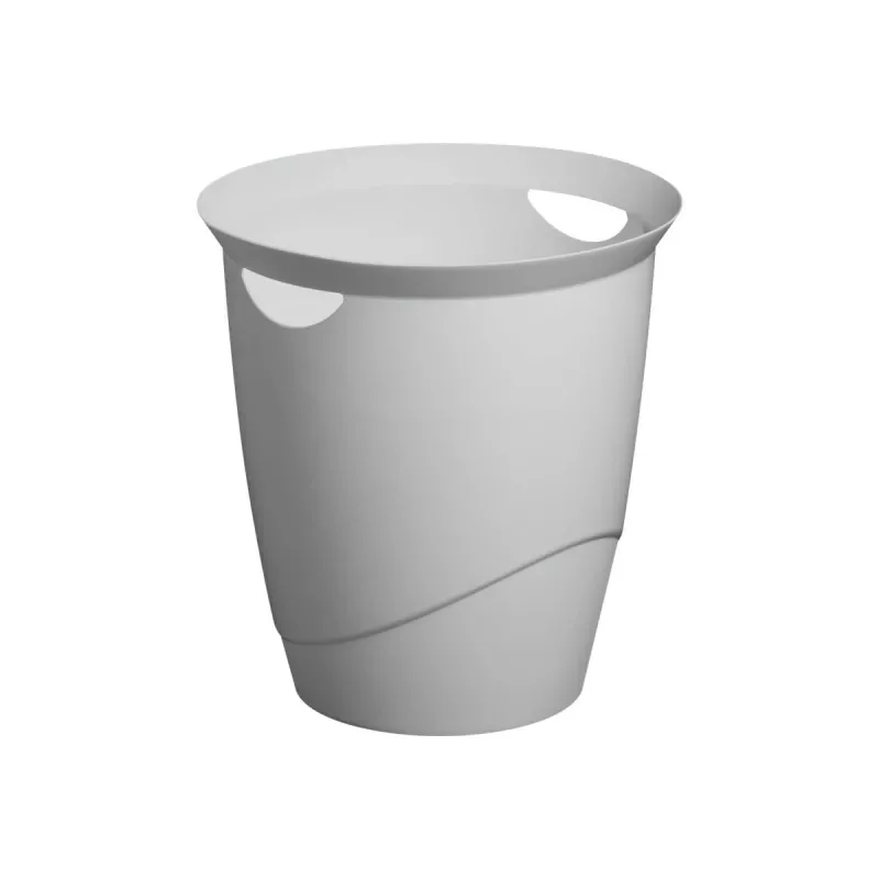 Atkritumu tvertne apaļa plastmasas pelēka izturīga 776010