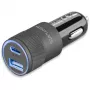 4smarts Rapid+ - Auto barošanas avots - 27 vati - 3 A - QC 3.0, PD - 2 izejas porti (USB, 24 kontaktu USB-C)