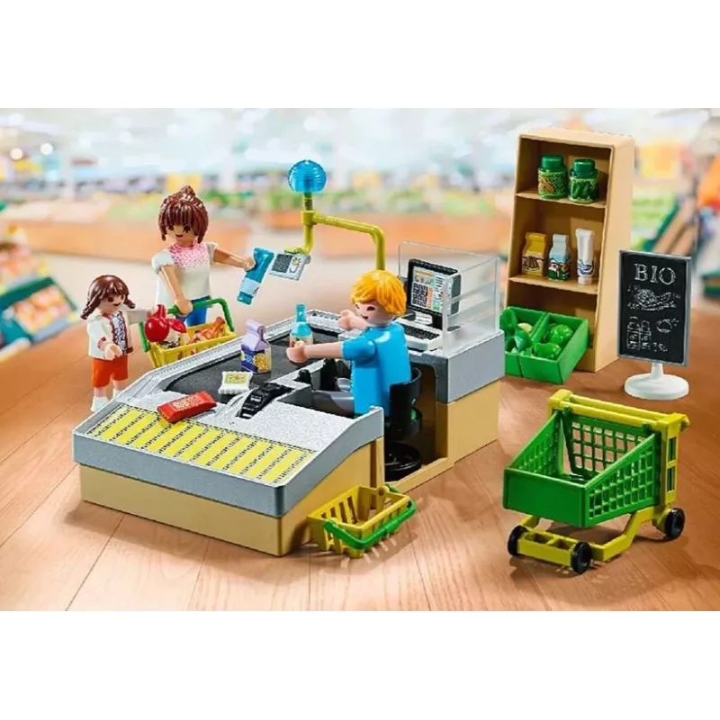Playmobil Supermarket Playset 71648 Multicolour Plastic bērniem vecumā no 3 līdz 4 gadiem