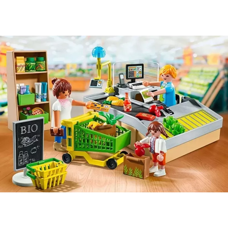 Playmobil Supermarket Playset 71648 Multicolour Plastic bērniem vecumā no 3 līdz 4 gadiem