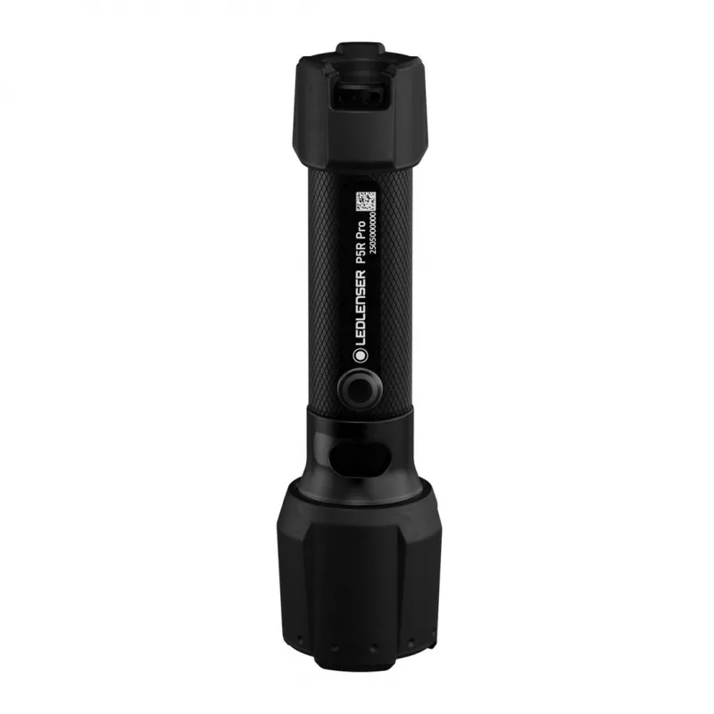 LED Lenser P5R Pro rokas uzlādējams LED lukturītis, melns, modelis 503101