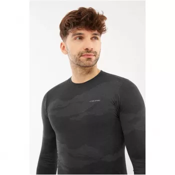 VIKING Gasher Man Longsleeve Merino vīriešu apakšveļa, M izmērs, melna