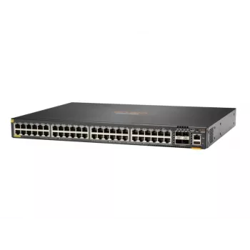 HPE Aruba 6300F - slēdzis - L3 - pārvaldāms - 48 x 10/100/1000 (PoE+) + 4 x 50 Gigabit Ethernet SFP56 - montējams statīvā - PoE+ - TAA atbilstošs
