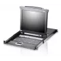 ATEN CL5708N - 1280 x 1024 pikseļi - Rack-installation - 1U - Melns