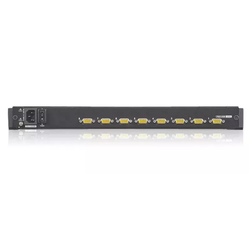 KVM slēdzis ATEN CL1308N statīva montāža Melns