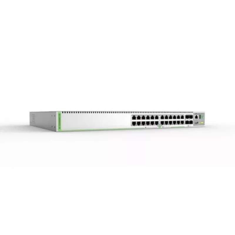 Allied Telesis CentreCOM AT-GS980MX/28 - komutators - L3 - pārvaldāms - 24 x 10/100/1000 + 4 x 10 Gigabit SFP+ (augšupsaite)