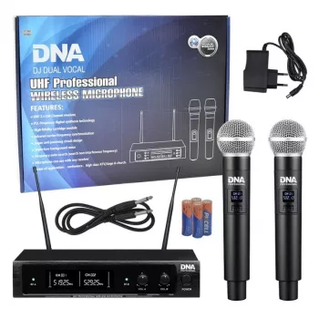 DNA DJ DUAL VOCAL - bezvadu vokālais mikrofons