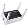 V-TONE ŁAWA 2 WH - piano bench with storage compartment and Augstums adjustment, Balts