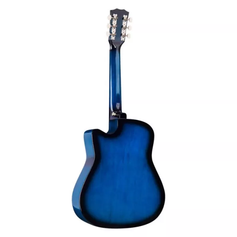 V-TONE AG One BB - 4/4 akustiskā ģitāra, zilais uzliesmojums