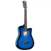V-TONE AG One BB - 4/4 akustiskā ģitāra, zilais uzliesmojums