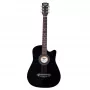 V-TONE AG One BK - 4/4 akustiskā ģitāra, melna